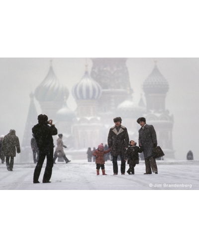 M Family portrait, Red Square Moscow