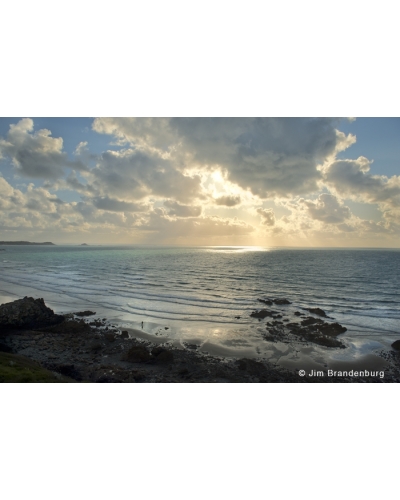 JBF Sunset walk on beach Bretagne