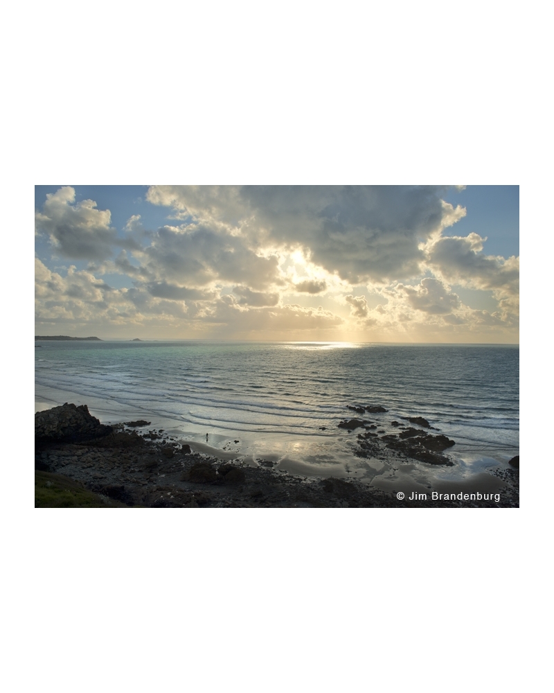 JBF Sunset walk on beach Bretagne