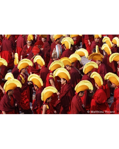 MR4025 Procession de moines au monastère