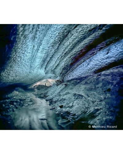 MR7831 Grotte de glace sous le glacier Skaftafell en Islande