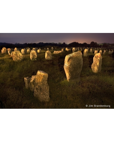 JBF117 Carnac stones night lit