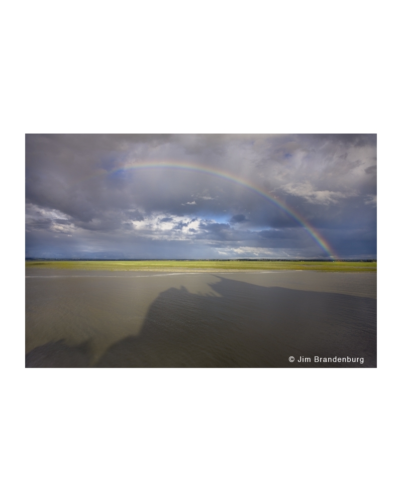 JBF119 Mont Saint Michel shadow and rainbow