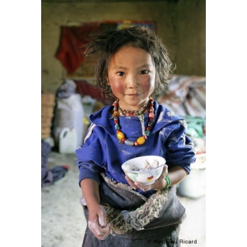 Photo art : Karuna Girl by Matthieu Ricard